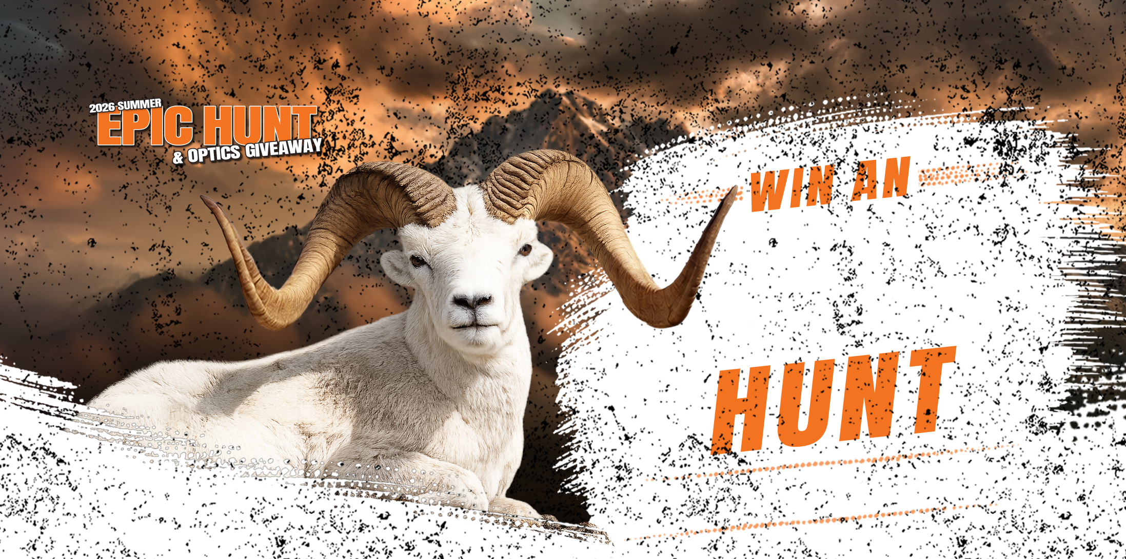 2026 Summer Epic Hunt & Optics Giveaway — Win an Epic Hunt. 8 dream hunts available.